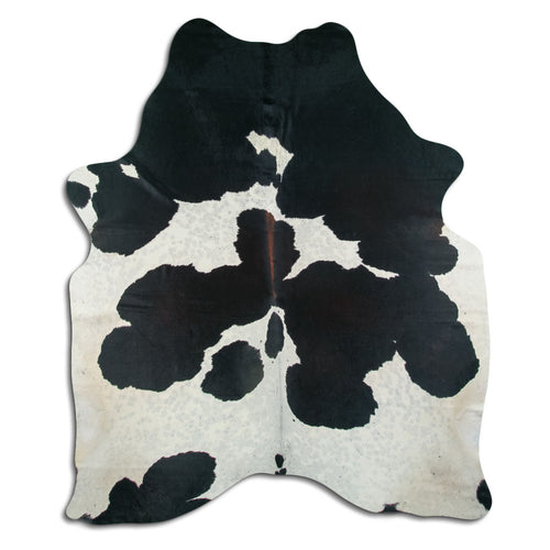 Black & White Cowhide Rug XL