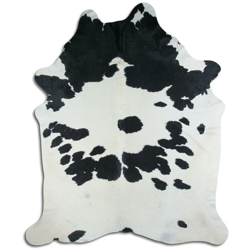 Black & White Cowhide Rug XXXL
