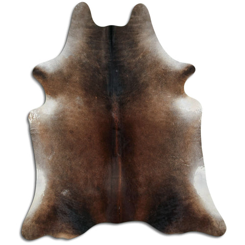 Tan Grey Cowhide Rug XL