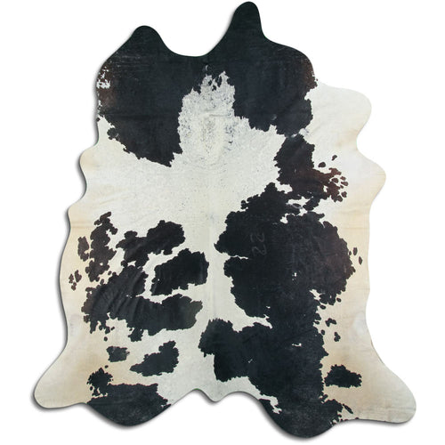 Black & White Cowhide Rug XXL