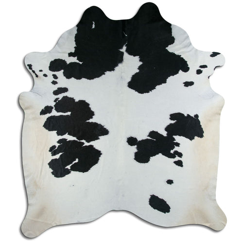 Black & White Cowhide Rug XXXL