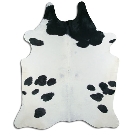 Black & White Cowhide Rug XXL