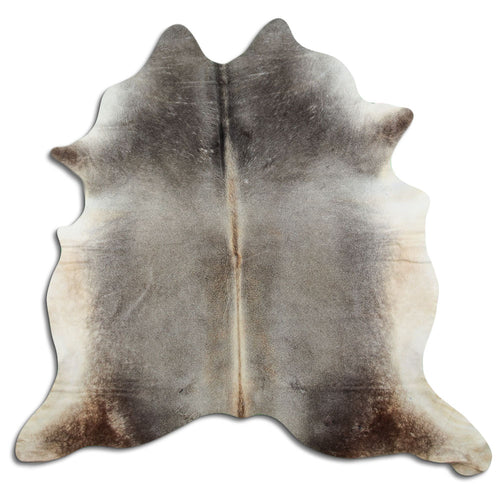Tan Grey Cowhide Rug XL
