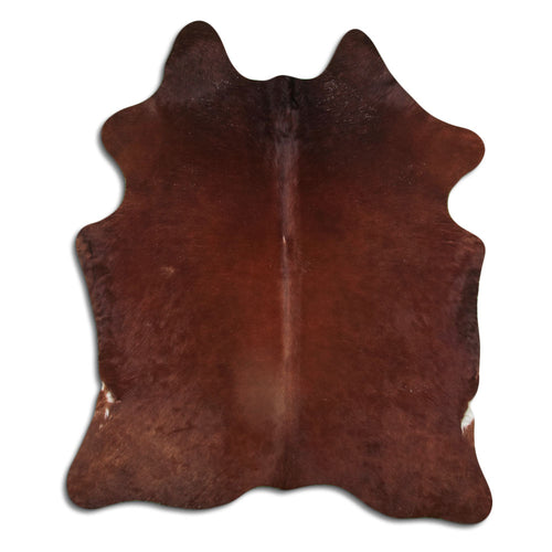 Brown Cowhide Rug L