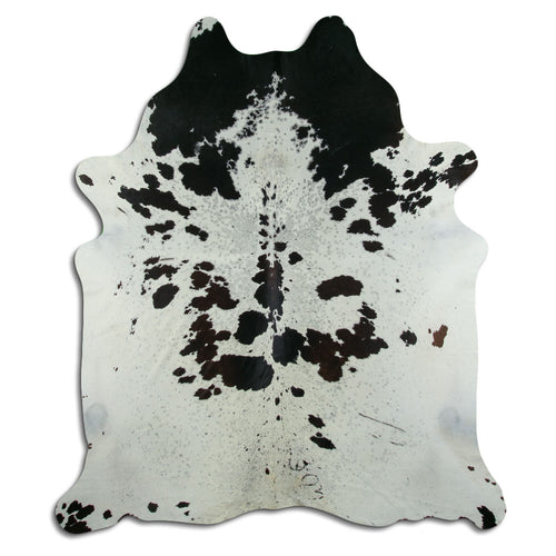 Black & White Cowhide Rug XXL