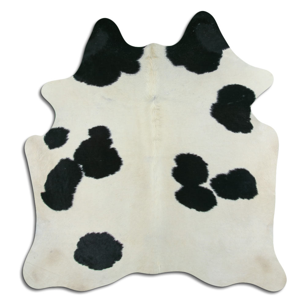 Black & White Cowhide Rug M