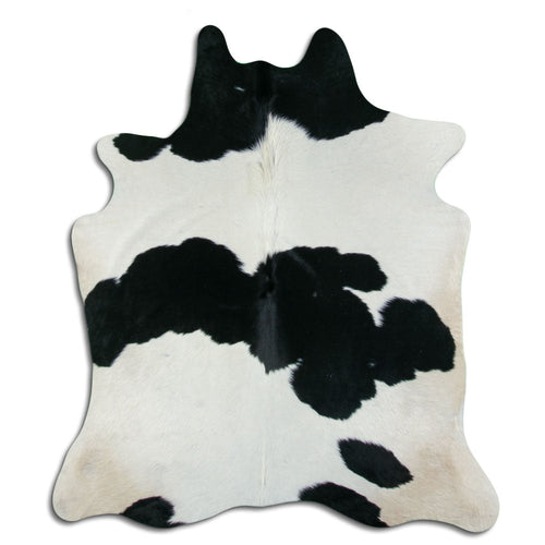 Black & White Cowhide Rug M