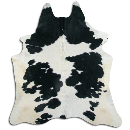 Black & White Cowhide Rug XL