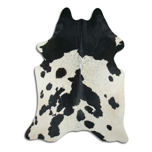 Black & White Cowhide Rug XL