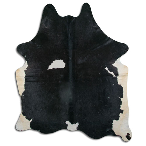 Black & White Cowhide Rug XL