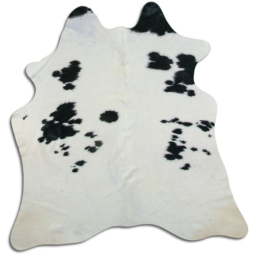 Black & White Cowhide Rug M