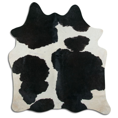 Black & White Cowhide Rug M