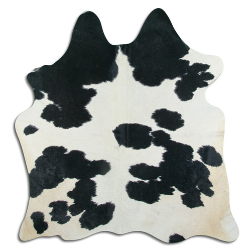 Black & White Cowhide Rug M
