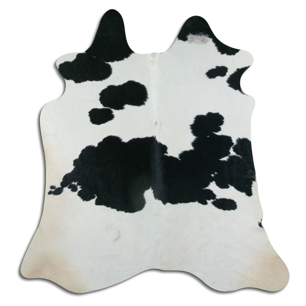 Black & White Cowhide Rug M