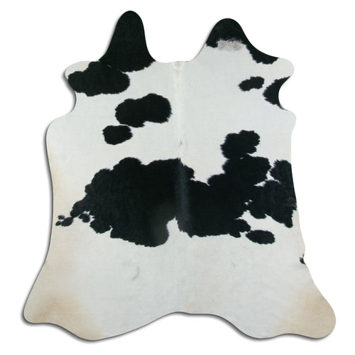 Black & White Cowhide Rug M