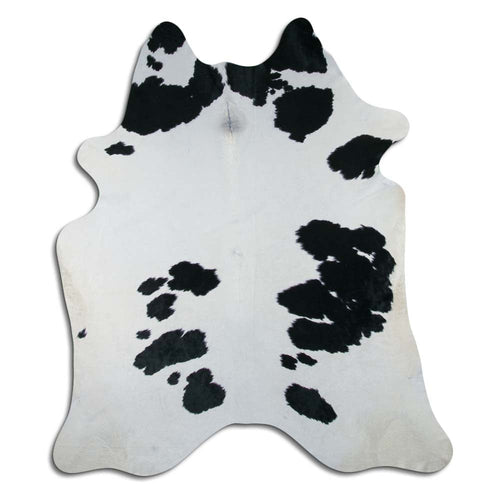 Black & White Cowhide Rug XXL