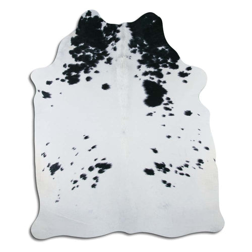 Black & White Cowhide Rug XL