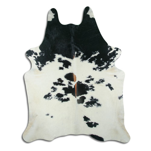 Black & White Cowhide Rug XXL