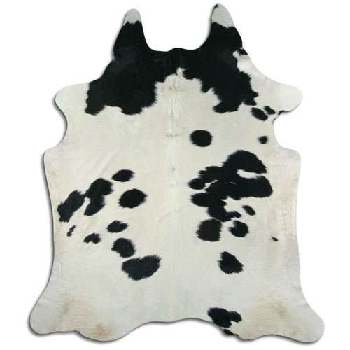 Black & White Cowhide Rug XXL