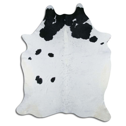 Black & White Cowhide Rug XL