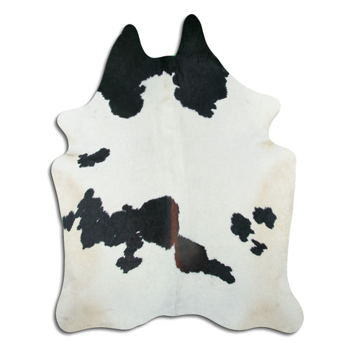 Black & White Cowhide Rug XXL