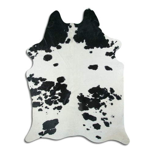 Black & White Cowhide Rug XXL