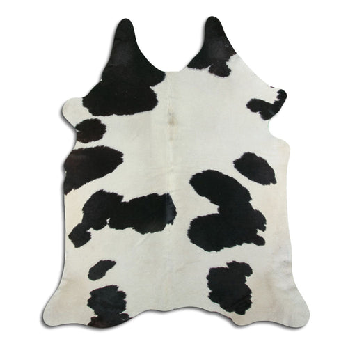 Black & White Cowhide Rug XL