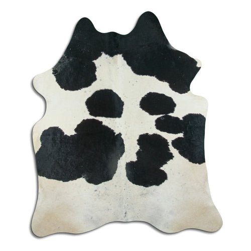Black & White Cowhide Rug XL