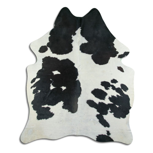 Black & White Cowhide Rug XXL