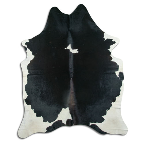 Black & White Cowhide Rug XXL