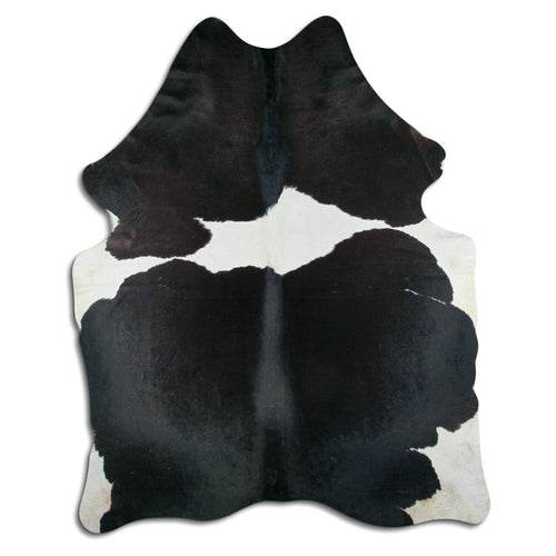 Black & White Cowhide Rug XXL
