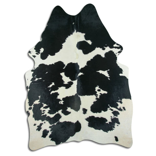 Black & White Cowhide Rug XXL