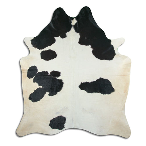Black & White Cowhide Rug XXL