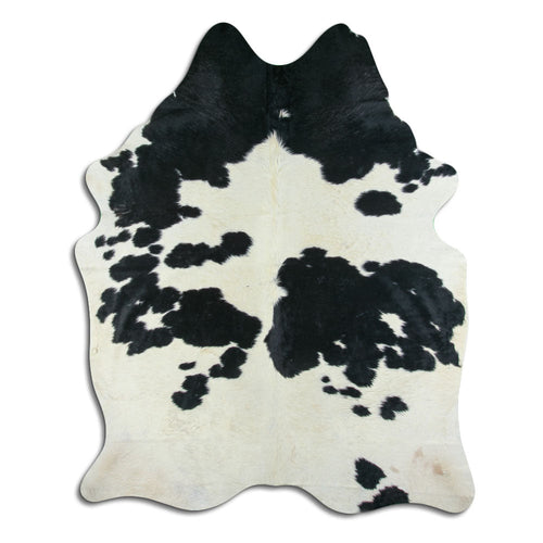 Black & White Cowhide Rug XXL
