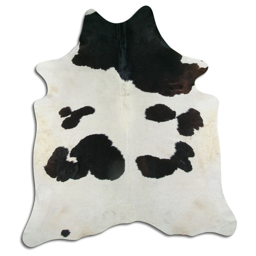 Black & White Cowhide Rug XL