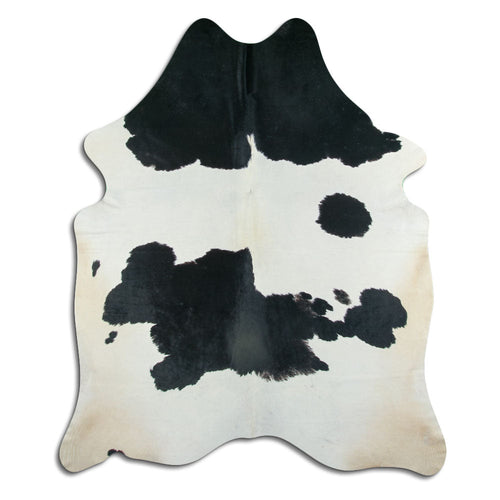 Black & White Cowhide Rug XXL