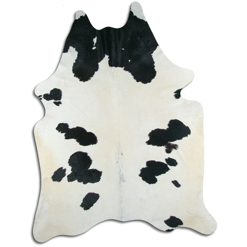 Black & White Cowhide Rug XXL