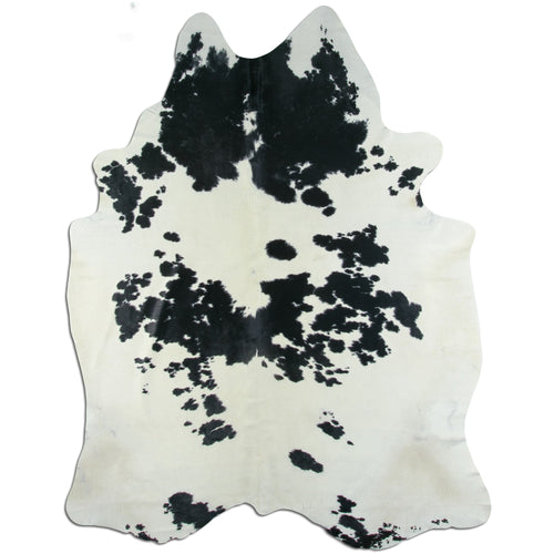 Black & White Cowhide Rug XXL