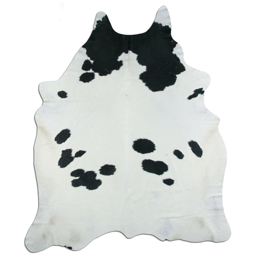 Black & White Cowhide Rug XXL