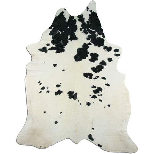 Black & White Cowhide Rug XXL