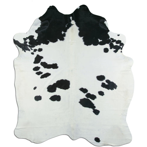 Black & White Cowhide Rug XXL