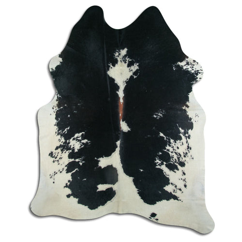 Black & White Cowhide Rug XXL