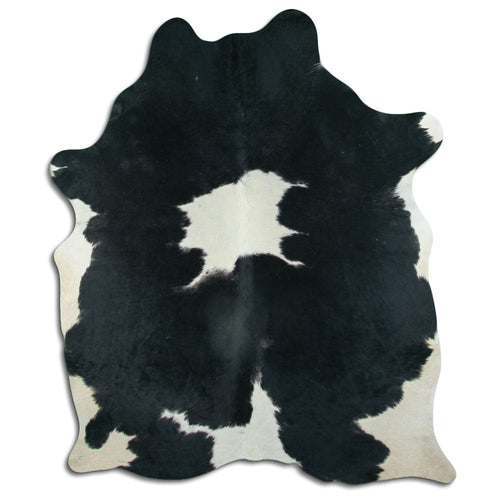 Black & White Cowhide Rug XL