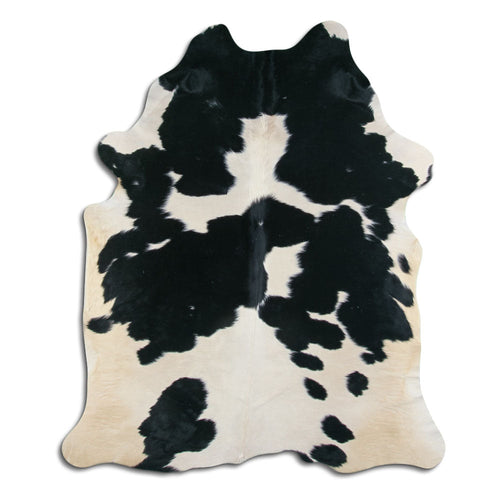 Black & White Cowhide Rug XL