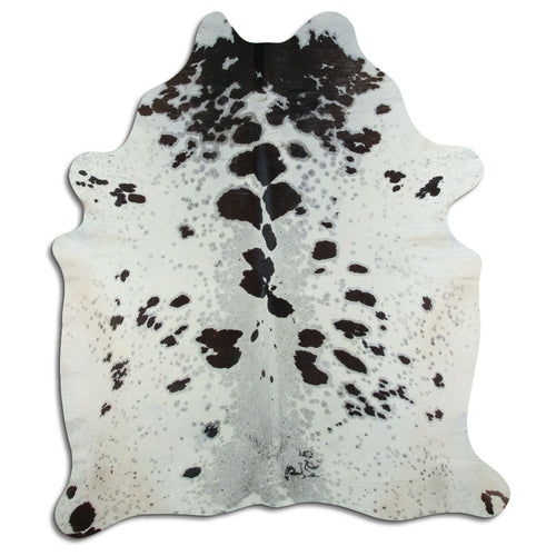 Black & White Cowhide Rug XXL