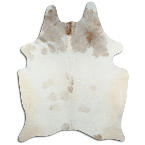 Brown & White Cowhide Rug XL