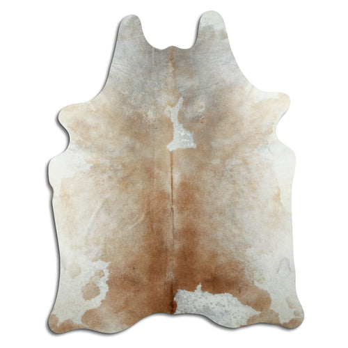 Brown & White Cowhide XL