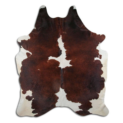 Brown & White Cowhide XXL