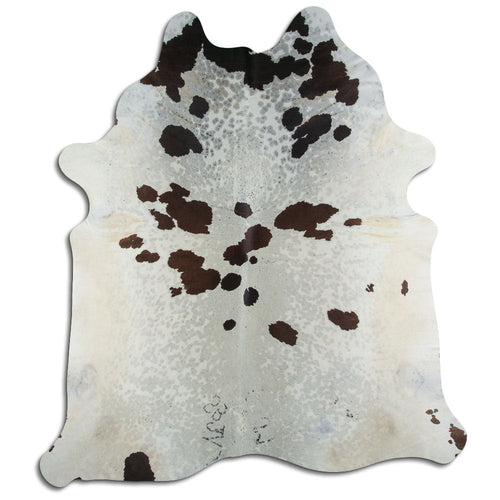 Brown & White Cowhide Rug XXL