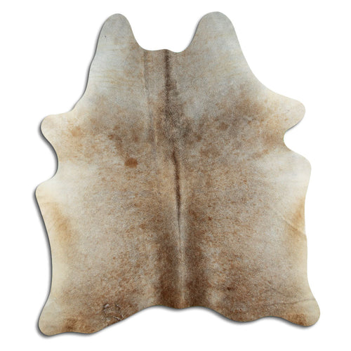 Tan Grey Cowhide Rug M
